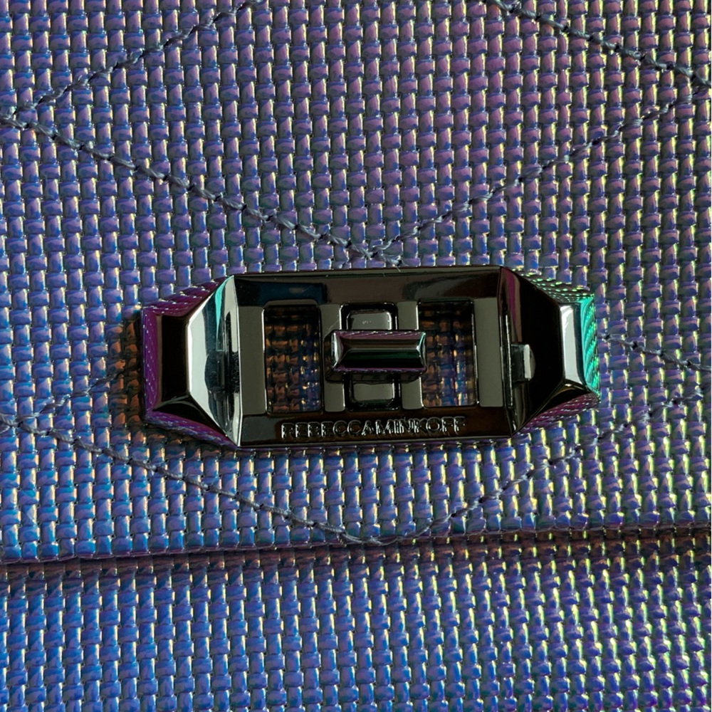 NWOT Rare Rebecca Minkoff Iridescent Je T'Aime Medium Crossbody Shoulder Bag - Picture 4 of 16